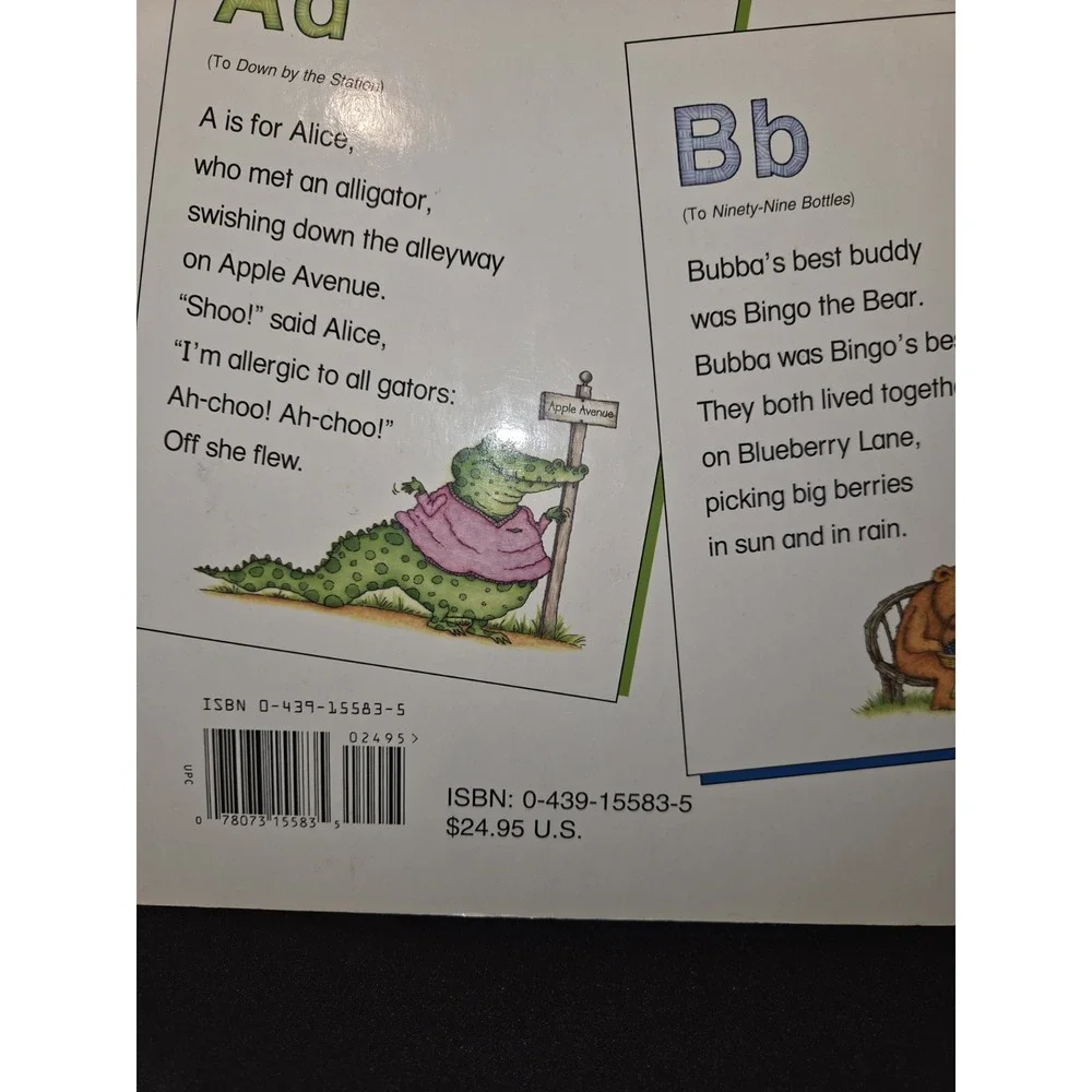 Vintage Scholastic ABC‎ Sing-Along Flip Chart And Tape Lessons & Activities 2000